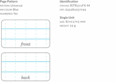 Waterproof notebook – Stapled Mini Notebook