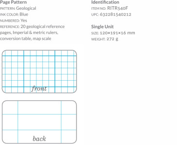 Waterproof notebook – Geological Bound Book