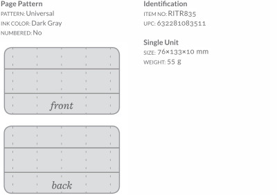 Waterproof notebook – Pocket Notebook 3/5”