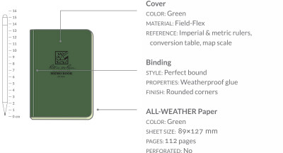 Waterproof notebook – Memo Book