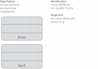 Waterproof notebook – Side Spiral Notebook