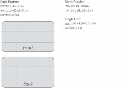Waterproof notebook – Pocket Notebook 4/6”