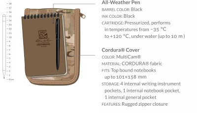 Tactical set – Pocket Notebook 4/6