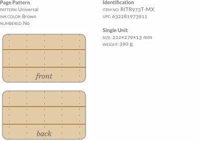 Waterproof notebook – Maxi Side Spiral