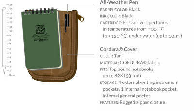 Tactical set – Pocket Notebook 3/5