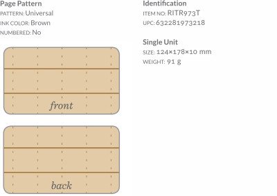 Waterproof notebook – Side Spiral Notebook