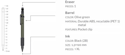 Mechanical pencil – Mechanical Clicker Pencil