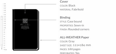 Waterproof notebook – Bound Book