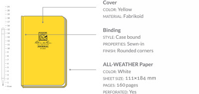 Waterproof notebook – Bound Book