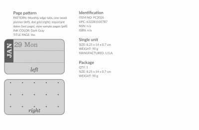 2026 Pocket Calendar
