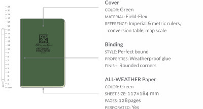 Waterproof notebook – Field Flex