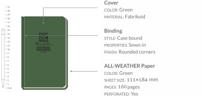 Waterproof notebook – Bound Book