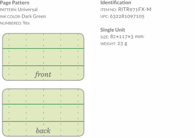 Waterproof notebook – Stapled Mini Notebook