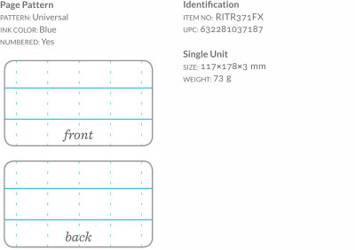 Waterproof notebook – Stapled Notebook